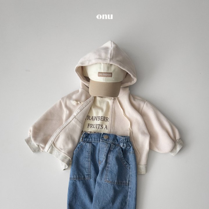 Onu - Korean Children Fashion - #designkidswear - Denim Pocket Roll-up Pants - 6