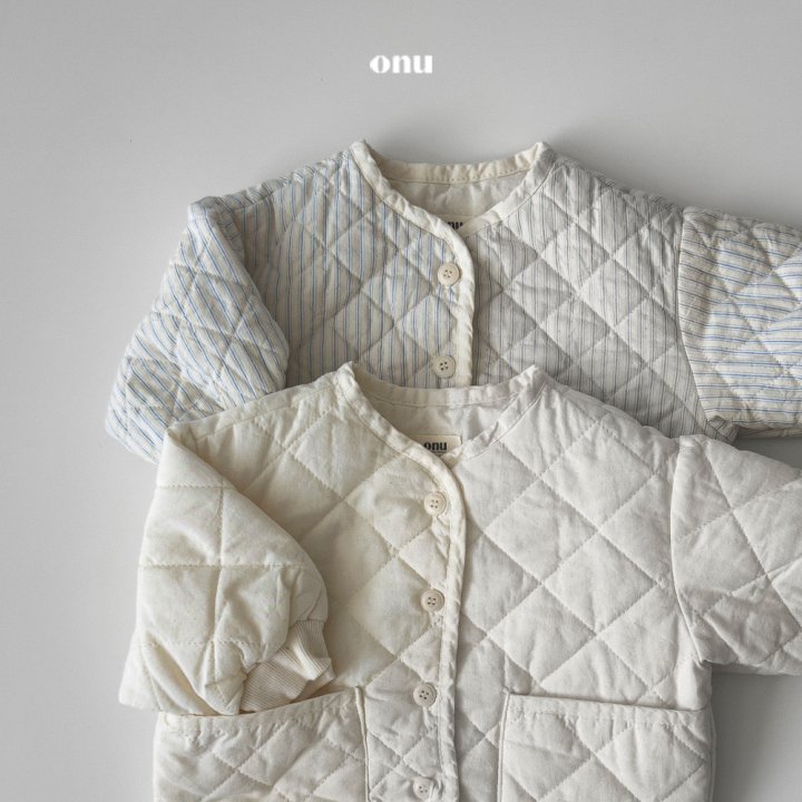 Onu - Korean Children Fashion - #designkidswear - Square Quilted Jumper - 5