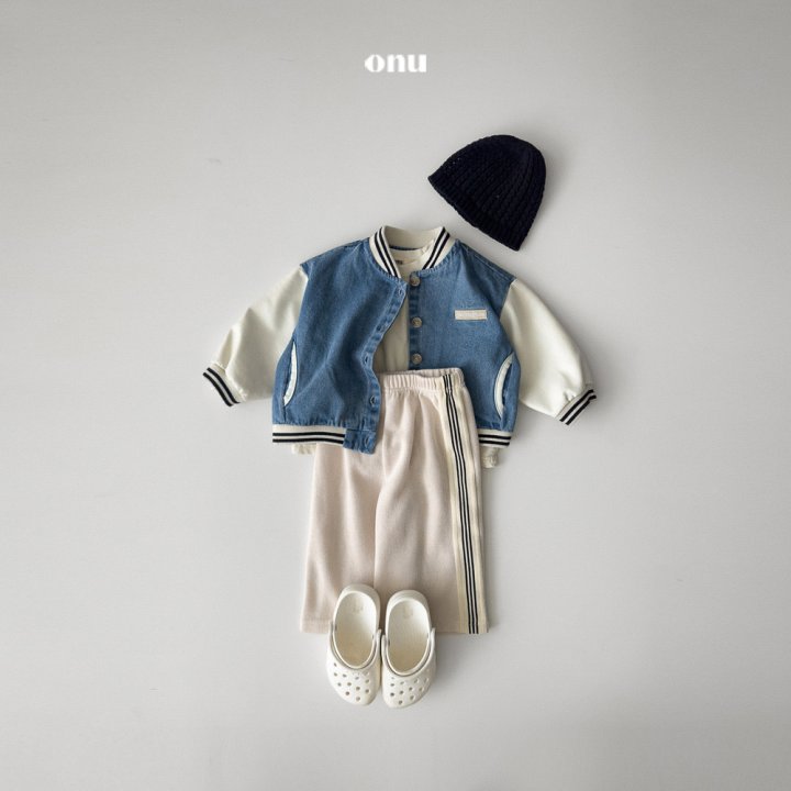 Onu - Korean Children Fashion - #discoveringself - Denim Baseball Jumper - 8