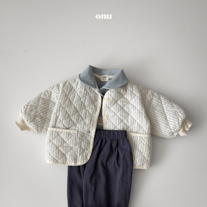 Onu - Korean Children Fashion - #discoveringself - Square Quilted Jumper - 6