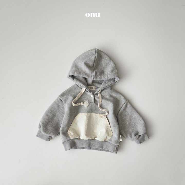 Onu - Korean Children Fashion - #discoveringself - Button Hoodie - 2