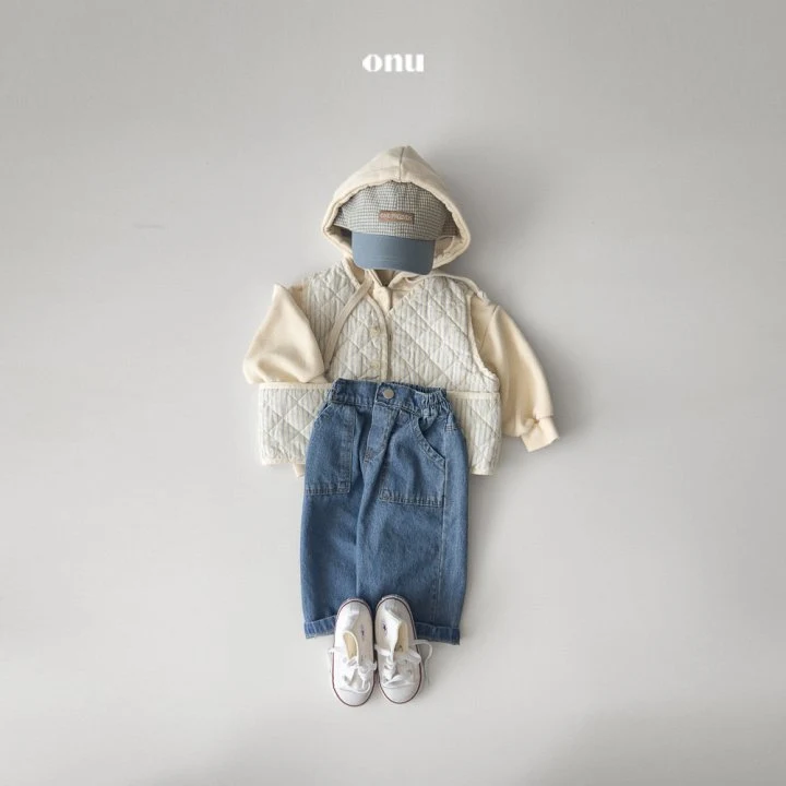 Onu - Korean Children Fashion - #kidsshorts - Square Quilted Vest - 6