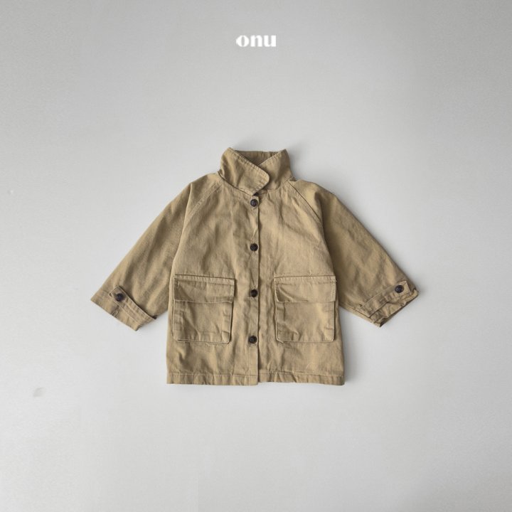 Onu - Korean Children Fashion - #kidsstore - French Twill Jacket