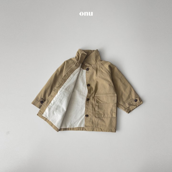 Onu - Korean Children Fashion - #kidzfashiontrend - French Twill Jacket - 2
