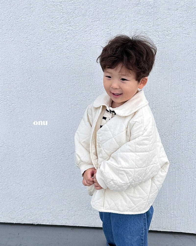 Onu - Korean Children Fashion - #littlefashionista - Square Stripe Quilted Jumper - 11