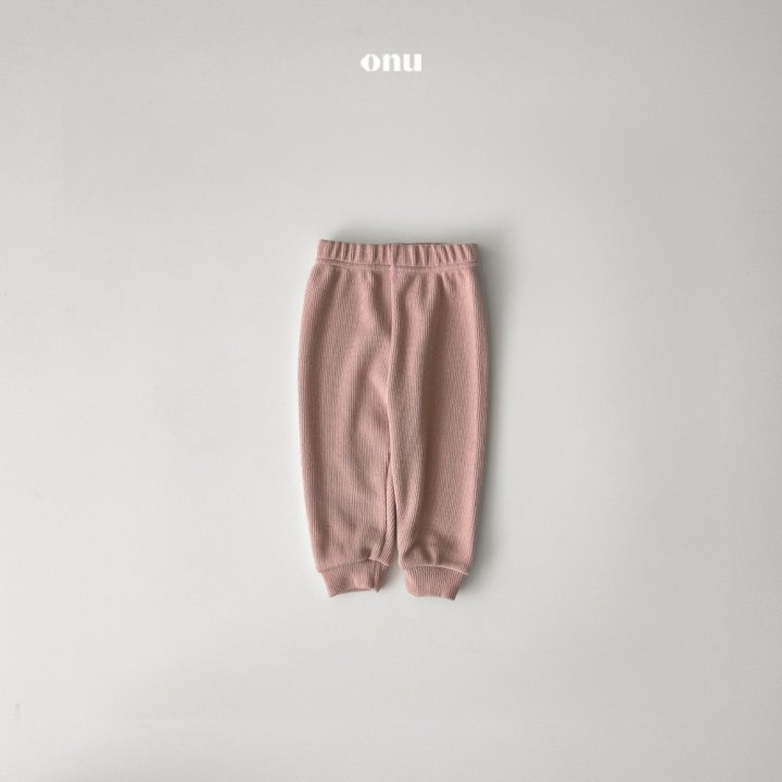 Onu - Korean Children Fashion - #littlefashionista - Ribbed Pants - 2