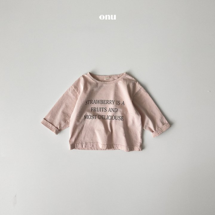 Onu - Korean Children Fashion - #magicofchildhood - Strawberry Tee - 2