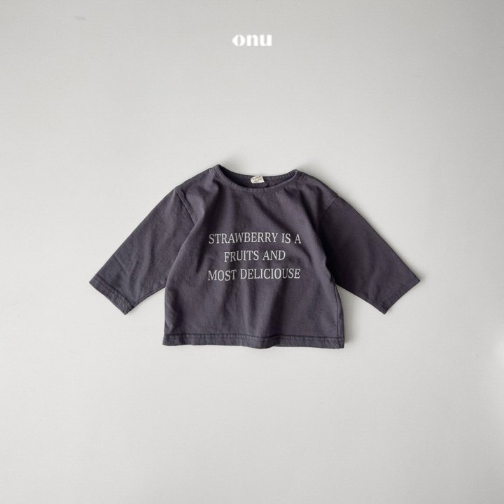Onu - Korean Children Fashion - #minifashionista - Strawberry Tee - 3