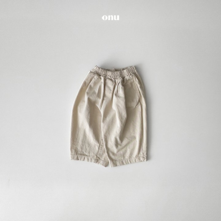 Onu - Korean Children Fashion - #minifashionista - Twill Pleated Pants