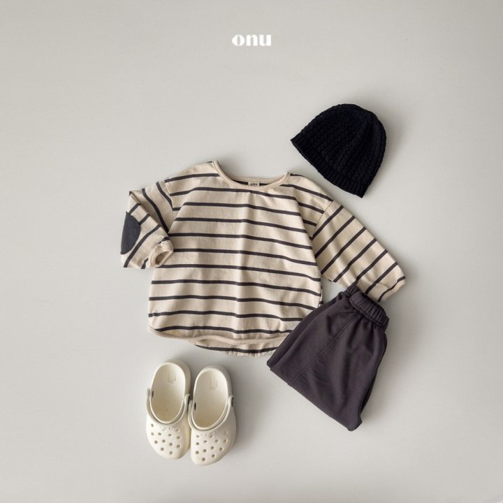 Onu - Korean Children Fashion - #minifashionista - Sleeve Stripe Tee - 6
