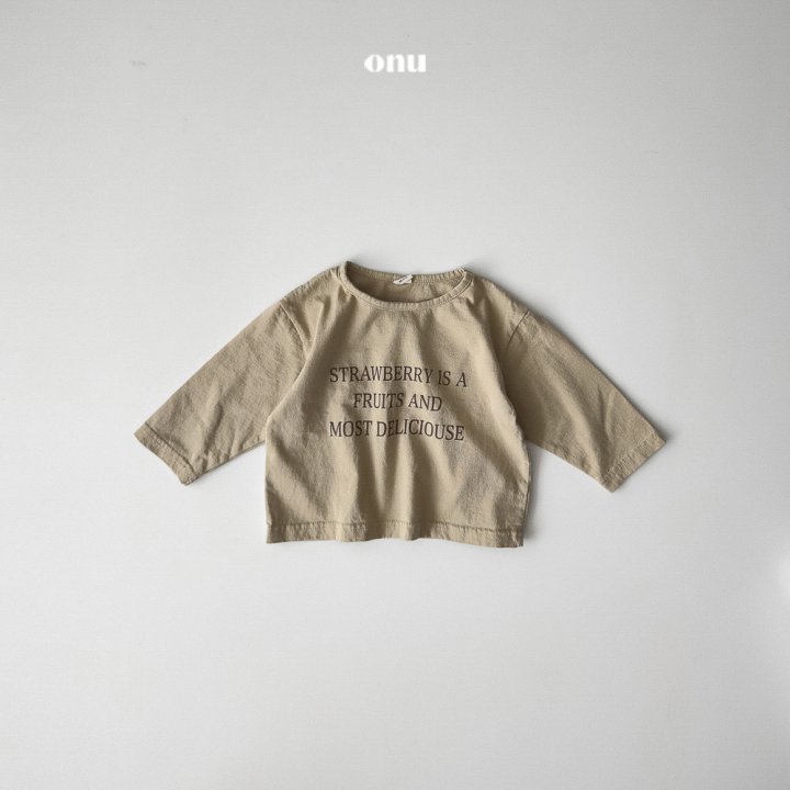 Onu - Korean Children Fashion - #minifashionista - Strawberry Tee - 4