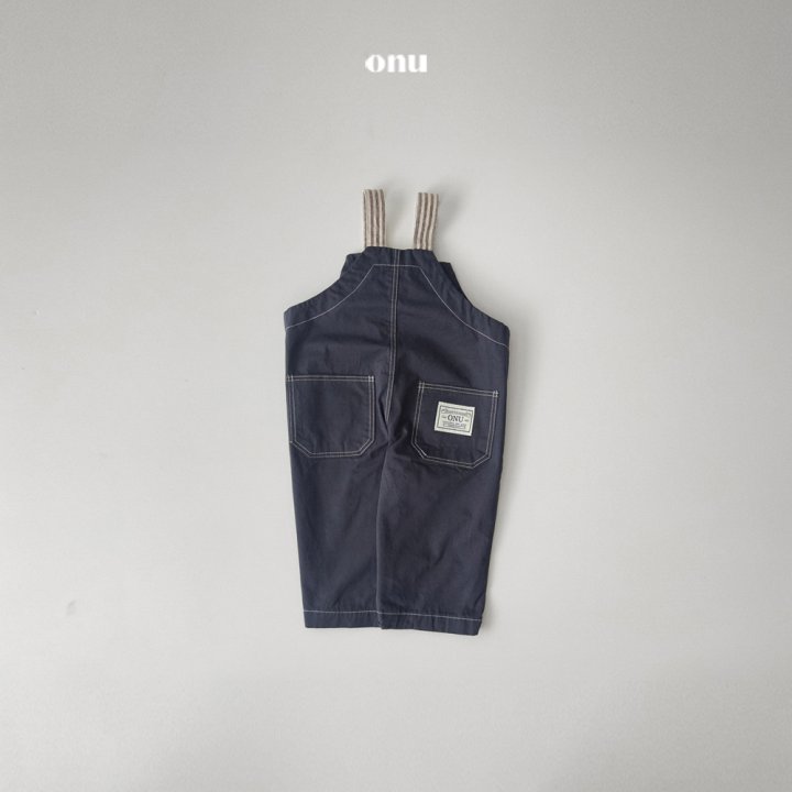 Onu - Korean Children Fashion - #prettylittlegirls - Stitch Suspenders Pants - 3