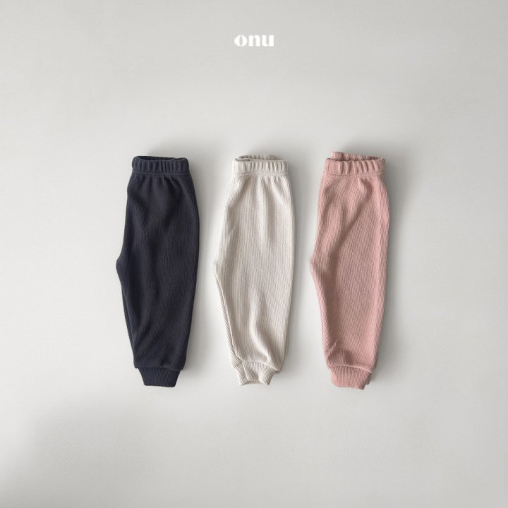 Onu - Korean Children Fashion - #prettylittlegirls - Ribbed Pants - 5
