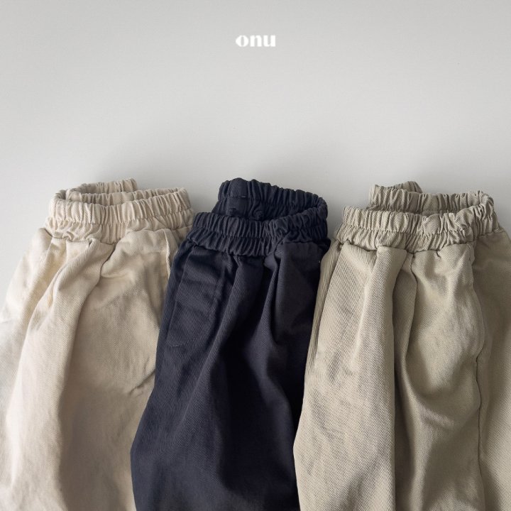 Onu - Korean Children Fashion - #stylishchildhood - Twill Pleated Pants - 5