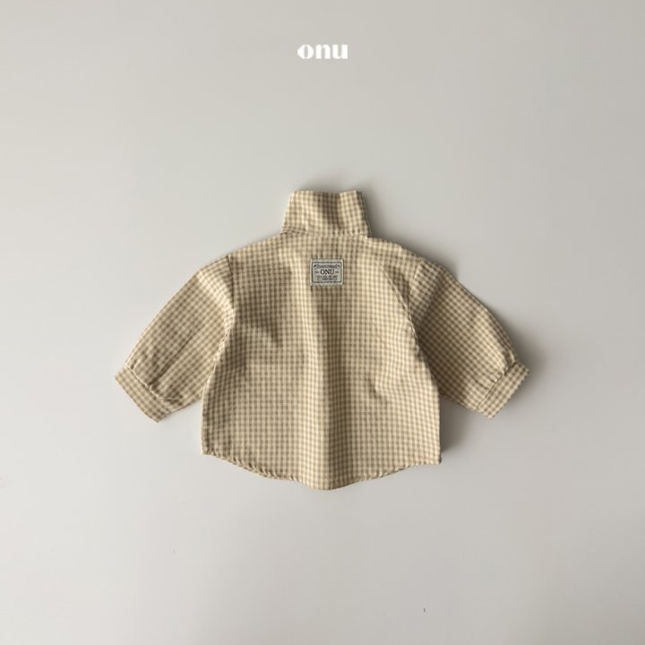 Onu - Korean Children Fashion - #toddlerclothing - Check Shirt - 4