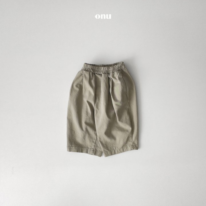 Onu - Korean Children Fashion - #todddlerfashion - Twill Pleated Pants - 3