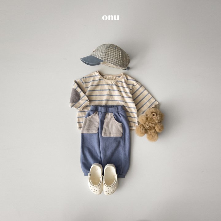 Onu - Korean Children Fashion - #toddlerclothing - Sleeve Stripe Tee - 9