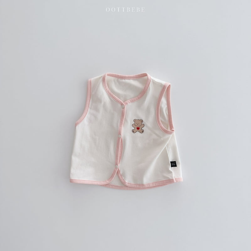 Oott Bebe - Korean Baby Fashion - #babyboutique - Sweet Modal Vest - 10