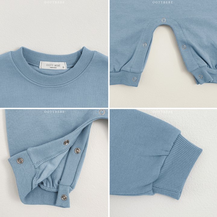 Oott Bebe - Korean Baby Fashion - #babyboutique - Bonjour Puppy Full Body Suit - 10