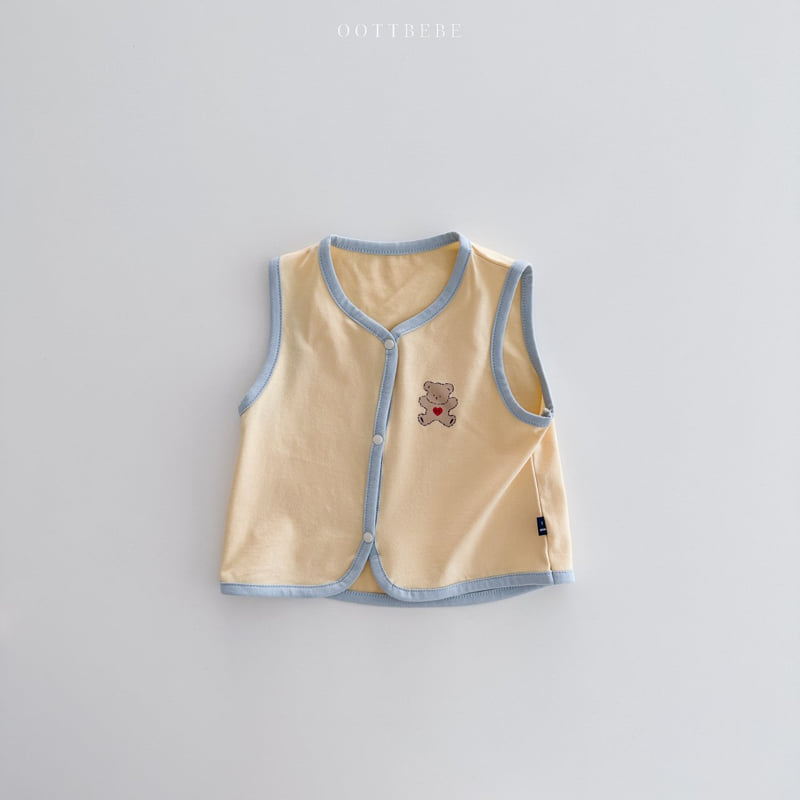 Oott Bebe - Korean Baby Fashion - #babyboutiqueclothing - Sweet Modal Vest - 11