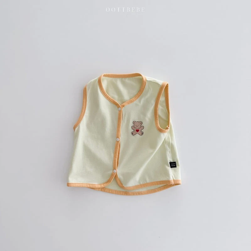 Oott Bebe - Korean Baby Fashion - #babyclothing - Sweet Modal Vest - 12