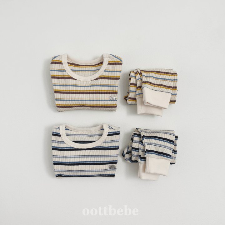Oott Bebe - Korean Baby Fashion - #babyclothing - Peanut Ribbed Easywear - 7