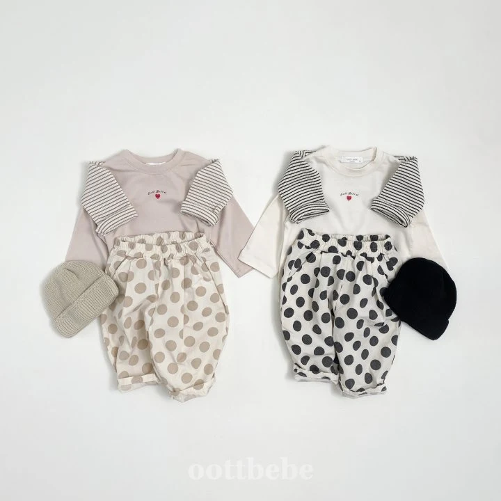 Oott Bebe - Korean Baby Fashion - #babyclothing - Dot Pumpkin Pants