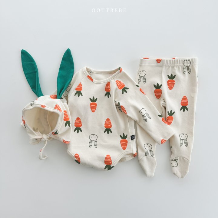 Oott Bebe - Korean Baby Fashion - #babyfashion - Vegetable Leggings - 4