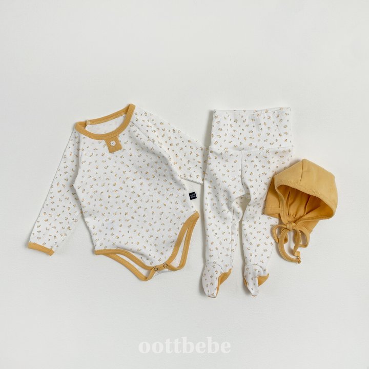 Oott Bebe - Korean Baby Fashion - #babyfashion - Mini Cutie 3 Piece Suit Set - 4