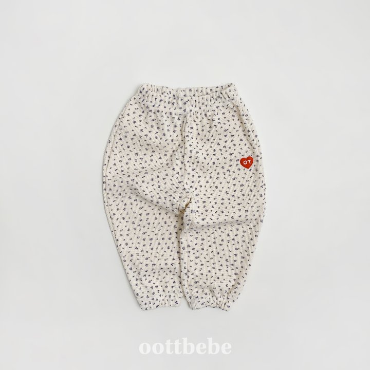 Oott Bebe - Korean Baby Fashion - #babylifestyle - Holiday Waffle Pants - 2