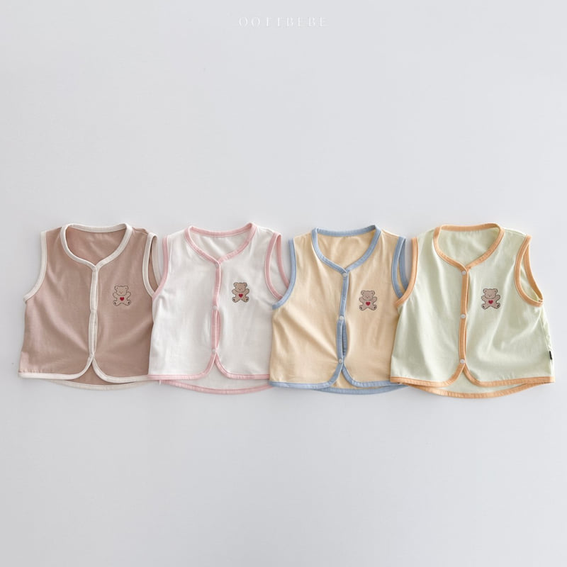 Oott Bebe - Korean Baby Fashion - #babylifestyle - Sweet Modal Vest