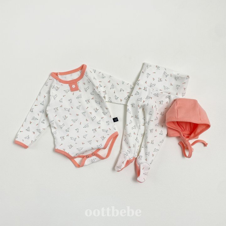 Oott Bebe - Korean Baby Fashion - #babylifestyle - Mini Cutie 3 Piece Suit Set - 6