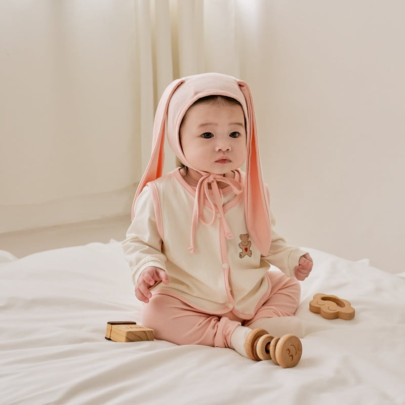 Oott Bebe - Korean Baby Fashion - #babyoninstagram - Sweet Modal Vest - 2