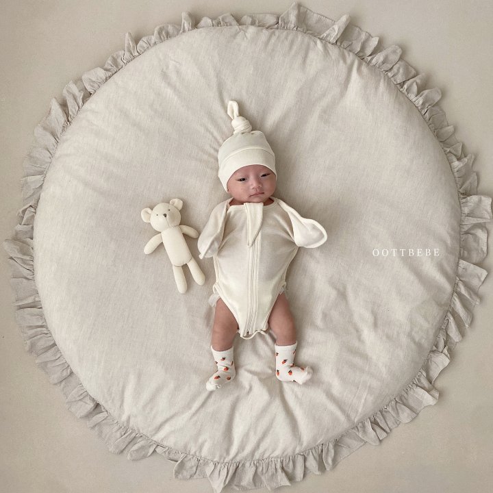 Oott Bebe - Korean Baby Fashion - #babyoninstagram - Organic Mash Blanket Suit - 7