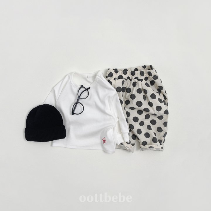 Oott Bebe - Korean Baby Fashion - #babyoninstagram - Dot Pumpkin Pants - 6