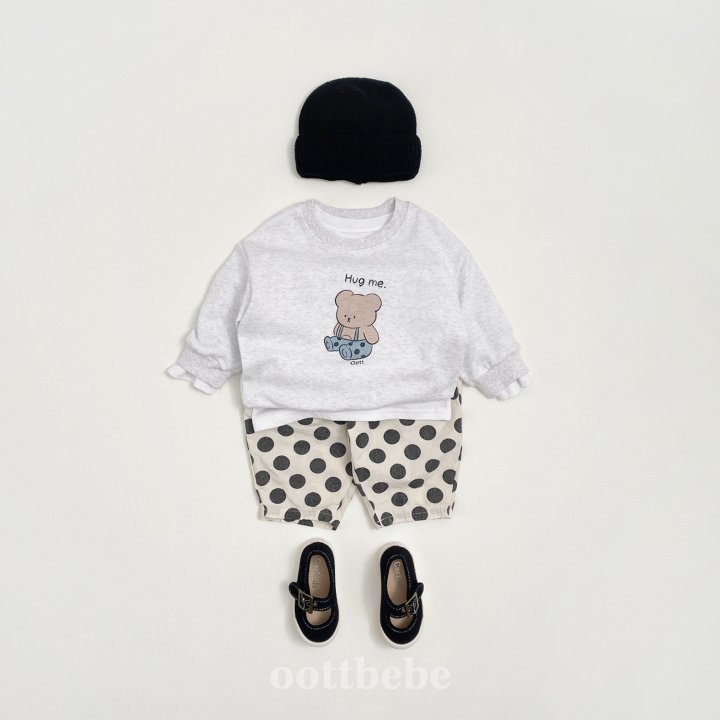 Oott Bebe - Korean Baby Fashion - #babyoutfit - Dot Pumpkin Pants - 8