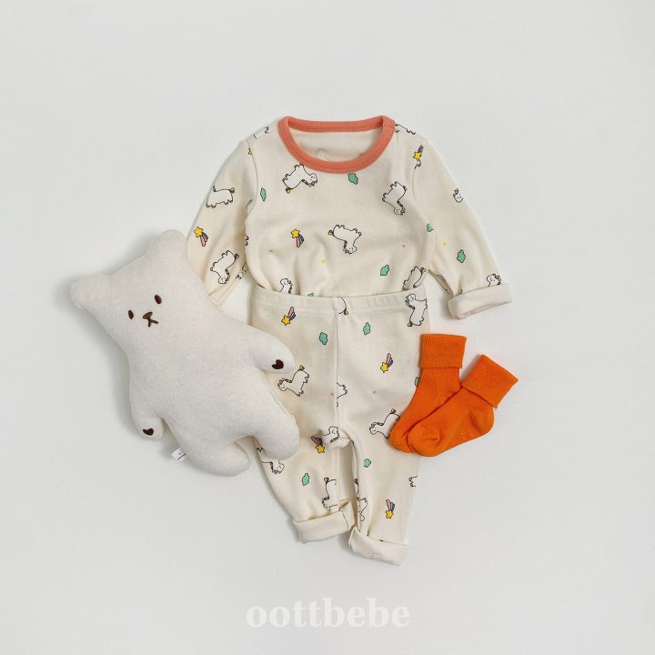 Oott Bebe - Korean Baby Fashion - #babyoutfit - Yummy Friends Easywear - 3