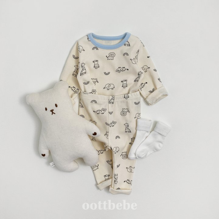 Oott Bebe - Korean Baby Fashion - #babyoutfit - Yummy Friends Easywear - 4