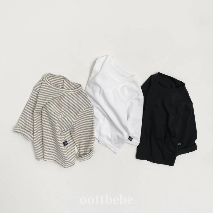Oott Bebe - Korean Baby Fashion - #babywear - Basic Tee Set (set of 3) - 10