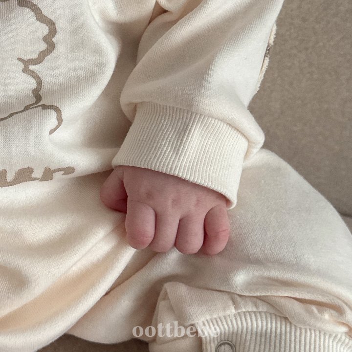 Oott Bebe - Korean Baby Fashion - #babywear - Bonjour Puppy Full Body Suit - 6
