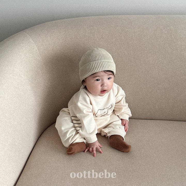 Oott Bebe - Korean Baby Fashion - #onlinebabyboutique - Bonjour Puppy Full Body Suit - 7