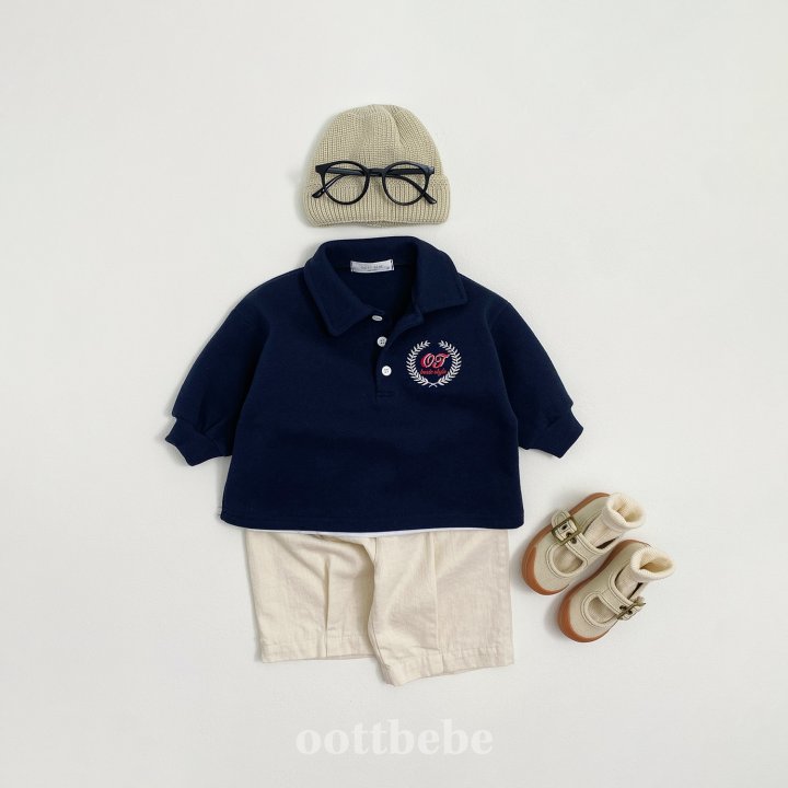 Oott Bebe - Korean Baby Fashion - #onlinebabyshop - PK Box Collar Tee - 5