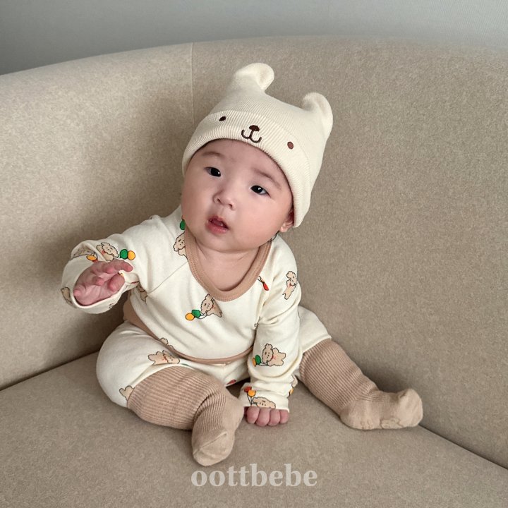 Oott Bebe - Korean Baby Fashion - #onlinebabyboutique - Yummy Friends 2 Piece Set  - 4