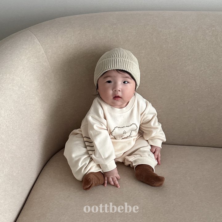 Oott Bebe - Korean Baby Fashion - #onlinebabyshop - Bonjour Puppy Full Body Suit - 8