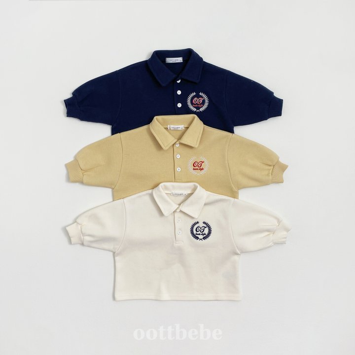 Oott Bebe - Korean Baby Fashion - #smilingbaby - PK Box Collar Tee - 6