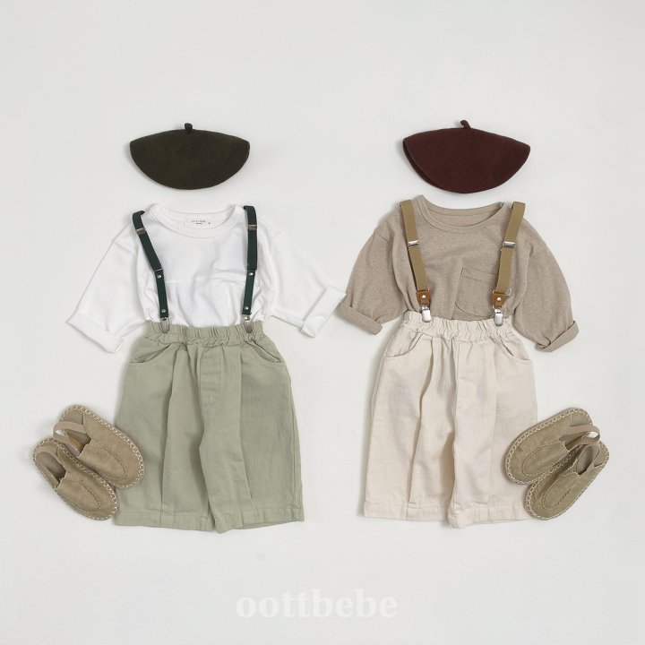 Oott Bebe - Korean Baby Fashion - #smilingbaby - Sand Pin-tuck Pants