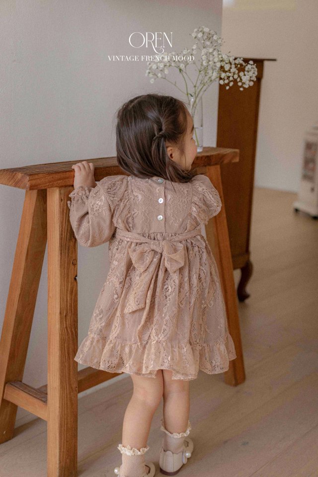 Oren - Korean Baby Fashion - #babyboutique - Lenny Lace Suit - 2