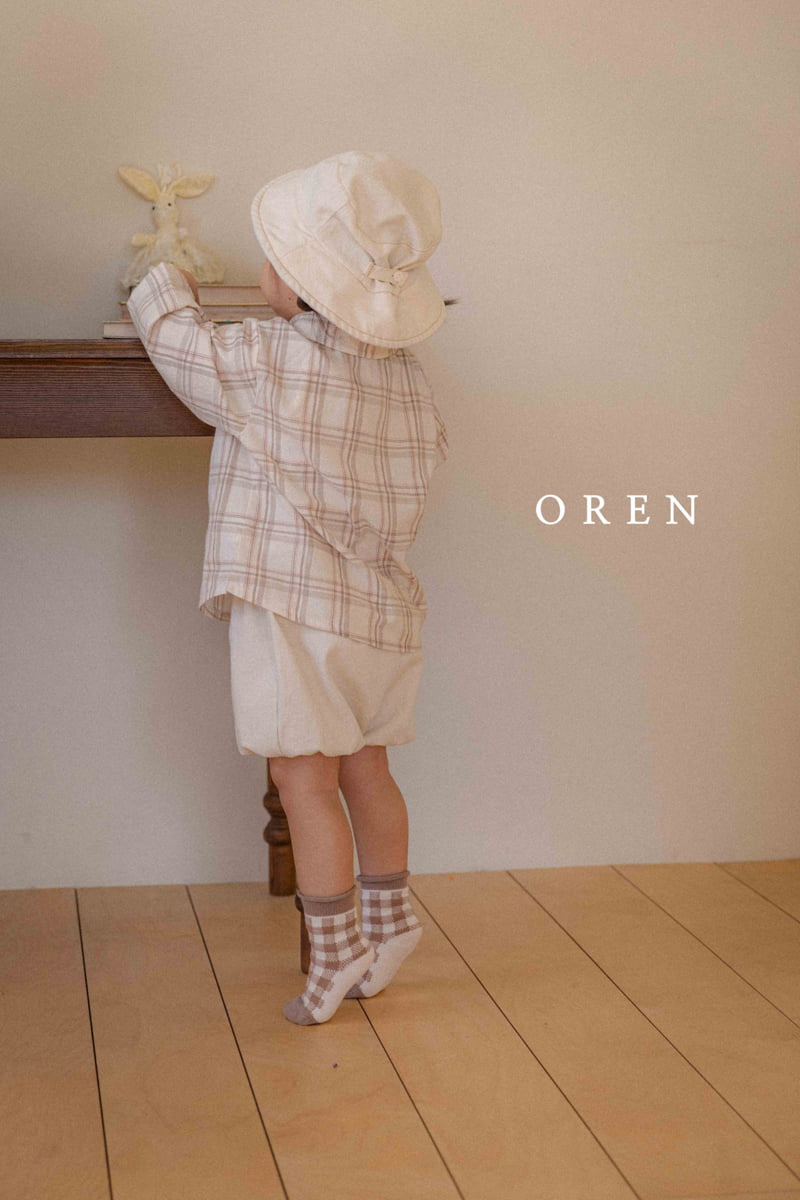 Oren - Korean Baby Fashion - #babyboutique - Bebe Laila Check Shirt - 4
