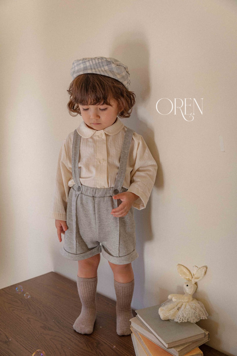 Oren - Korean Baby Fashion - #babyboutique - Via Pintuck Suspender Pants - 8