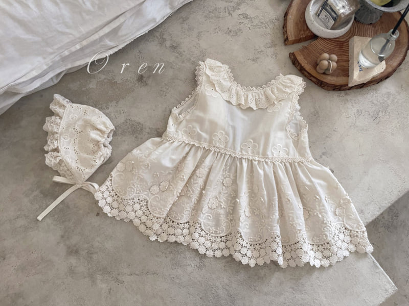 Oren - Korean Baby Fashion - #babyboutique - Lillian Lace Vest - 4